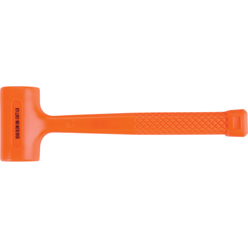 Dead Blow Hammer, 8 oz., Textured Grip, 10-1/2" L Waymarc Industries Inc