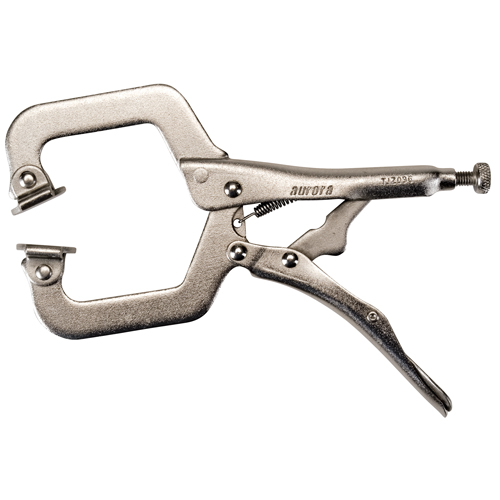 Locking Pliers with Swivel Pads, 6" Length, C-Clamp Waymarc Industries Inc