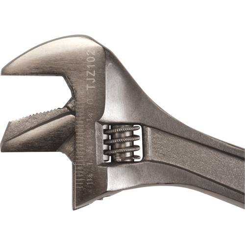 Adjustable Wrench, 10" L, 1-3/8" Max Width, Black Waymarc Industries Inc