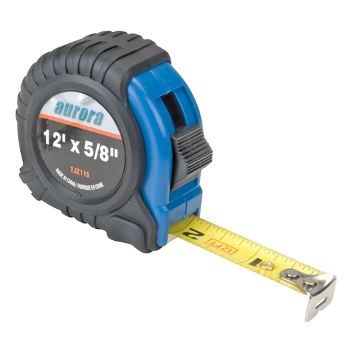 Ruban &agrave; mesurer, 5/8" x 12', Marques de goujon po/pi Waymarc Industries Inc