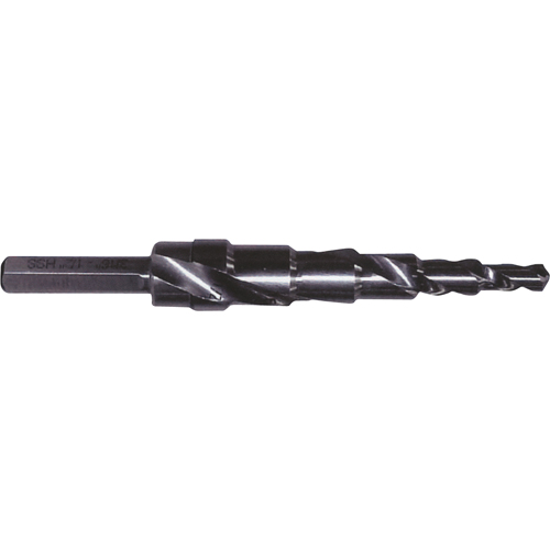 Foret &eacute;tag&eacute; progressif, 3/16" - 7/8", Incr&eacute;ments de 1/16", Acier rapide Waymarc Industries Inc