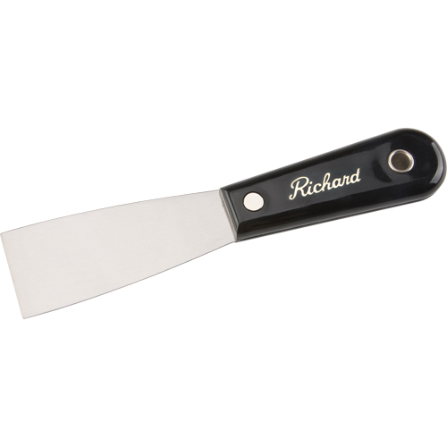 Putty Knife Stiff, Steel Blade, 1-1/2" Wide, Polypropylene Handle Waymarc Industries Inc