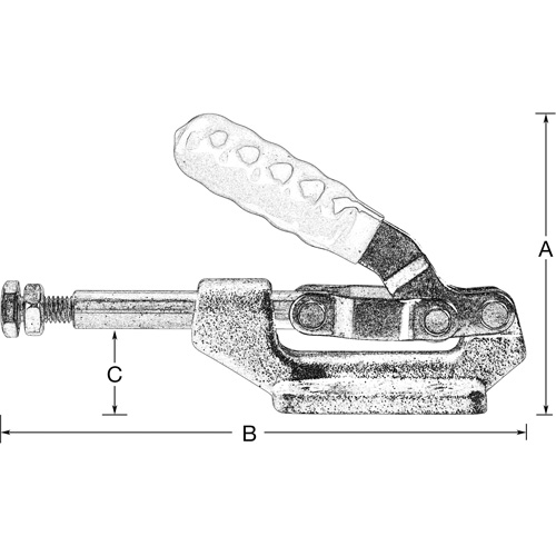 Straight Line Hold Down Clamps, 600 lbs. Clamping Force Waymarc Industries Inc