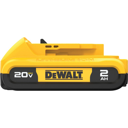 Bloc-piles 20 V Max* Compact XR, Lithium-ion, 20 V, 2 A Waymarc Industries Inc