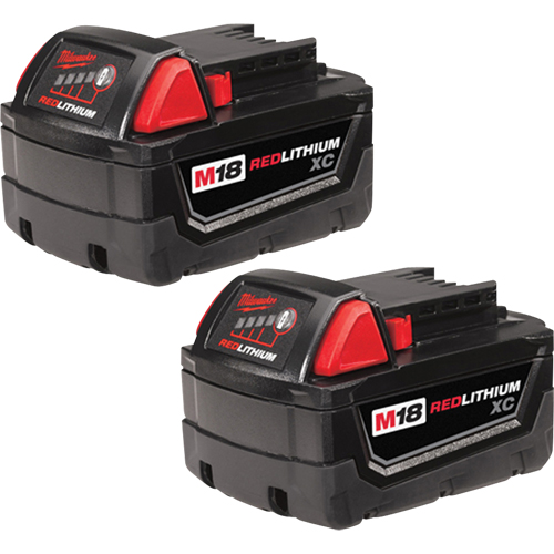 M18 Redlithium Batteries, Lithium-Ion, 18 V, 3 A Waymarc Industries Inc