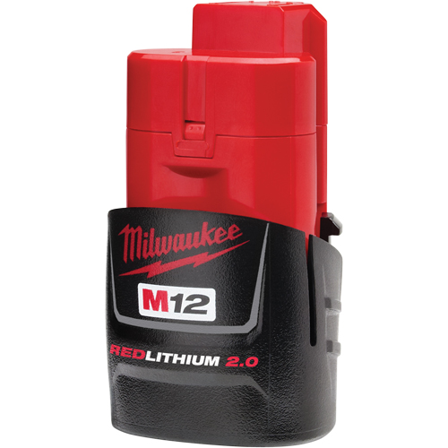 M12 Redlithium 2.0 Battery, Lithium-Ion, 12 V, 2 A Waymarc Industries Inc