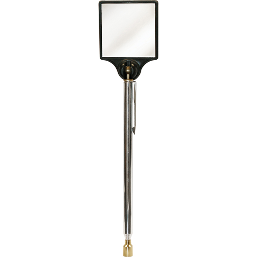 Miroir d'inspection &agrave; aimant, Carr&eacute;e, 2" lo x 2" la, T&eacute;lescopique Waymarc Industries Inc