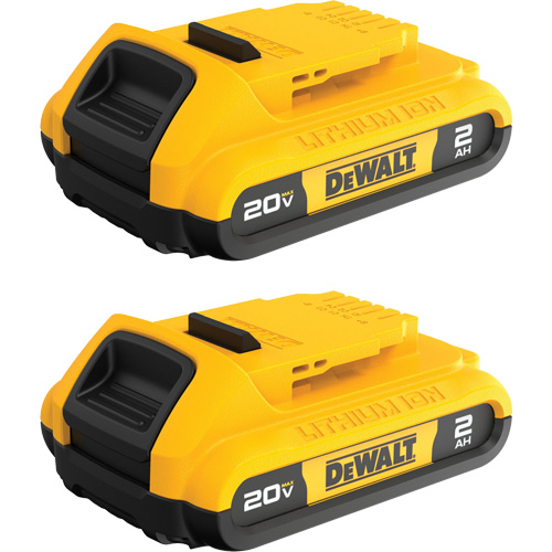 Blocs-piles Max* Compact, Lithium-ion, 20 V, 2 A Waymarc Industries Inc