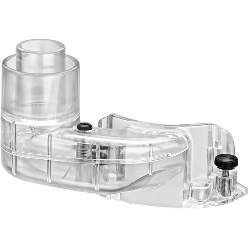 Adaptateur d'extracteur de poussi&egrave;re pour toupie &agrave; base fixe Waymarc Industries Inc