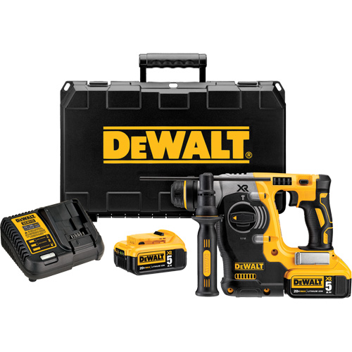 Max XR&reg; Brushless L-Shape Rotary Hammer Kit, 20 V, 1", 0-1100 RPM Waymarc Industries Inc