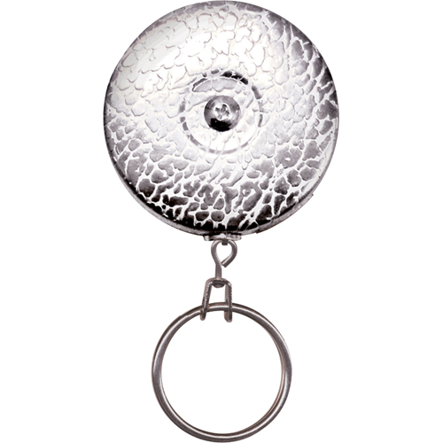 The Original Key Reel, Chrome, 24" Cable, Belt Clip Attachment Waymarc Industries Inc