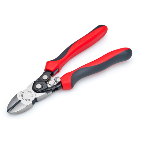 Pro Series Dual Material Diagonal Compound Action Cutting Pliers, 8" L Waymarc Industries Inc