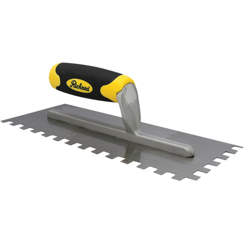 Truelle adh&eacute;sive &agrave; encoche carr&eacute;e Ergo-Grip Waymarc Industries Inc
