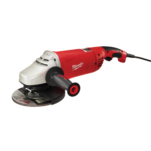 Non-Lock On Large Angle Grinder with Trigger Grip, 7"/9", 120 V, 15 A, 6000 RPM Waymarc Industries Inc