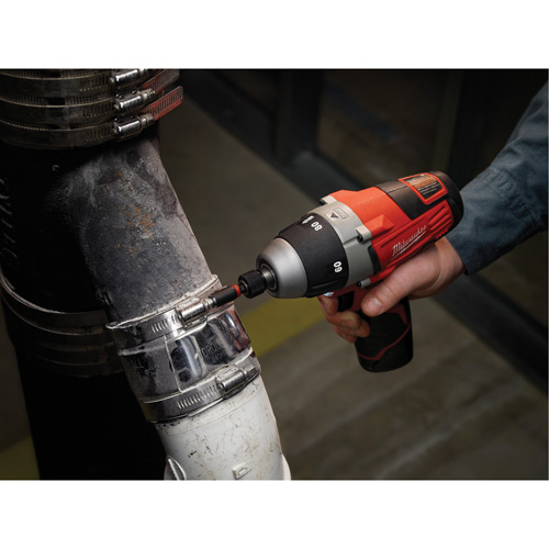 Tournevis sans fil sans moyeu M12 (outil seulement), Lithium-ion, 12 V, Couple 80 lb-po Waymarc Industries Inc
