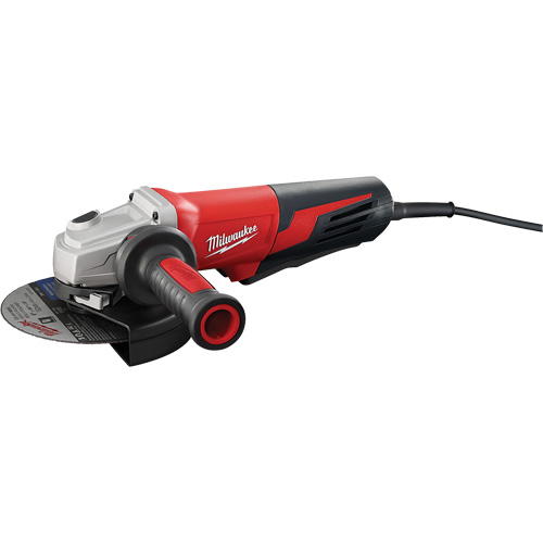 Small Paddle No-Lock Angle Grinder, 6", 120 V, 13 A, 9000 RPM Waymarc Industries Inc