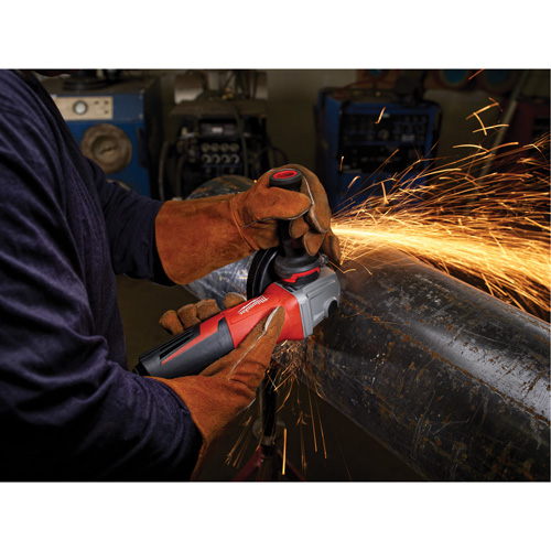 Small Paddle No-Lock Angle Grinder, 6", 120 V, 13 A, 9000 RPM Waymarc Industries Inc