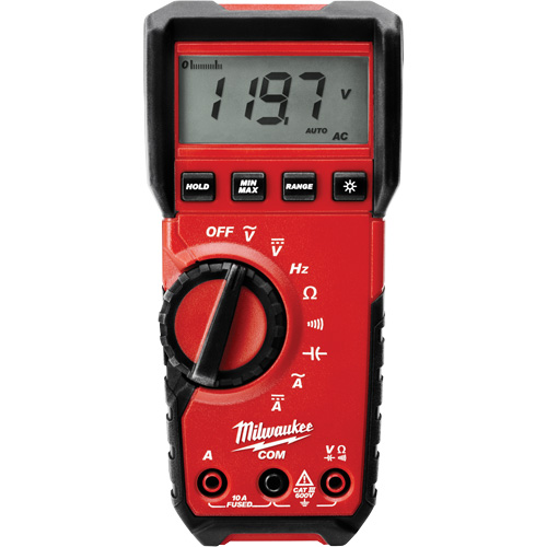 Multim&egrave;tre num&eacute;rique, Tension c.a./c.c., Courant c.a./c.c. Waymarc Industries Inc