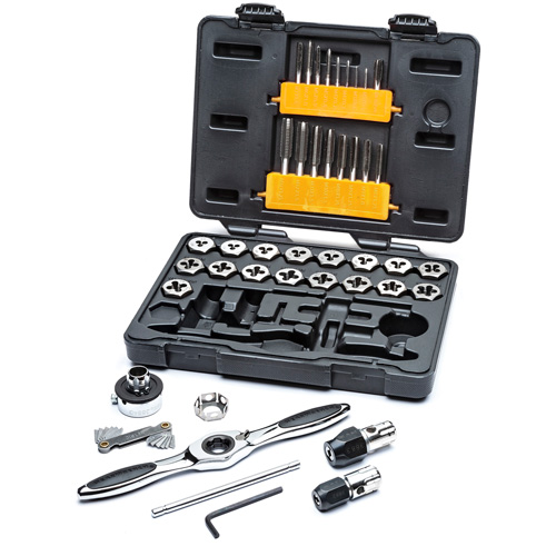 Metric Ratcheting Tap & Die Set, 42 Pieces Waymarc Industries Inc