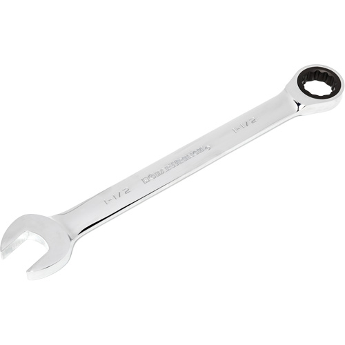 Cl&eacute; &agrave; rochet combin&eacute;e, 12 pans, 1-1/2", Fini Chrome Waymarc Industries Inc
