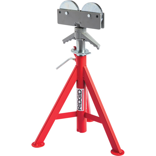 Support de tuyau pour rouleau baiss&eacute; no RJ-98, 59-104 cm R&eacute;glage de la hauteur, 12" Capacit&eacute; max. de tuyau, 1000 lb Capacit&eacute; de charge max. Waymarc Industries Inc