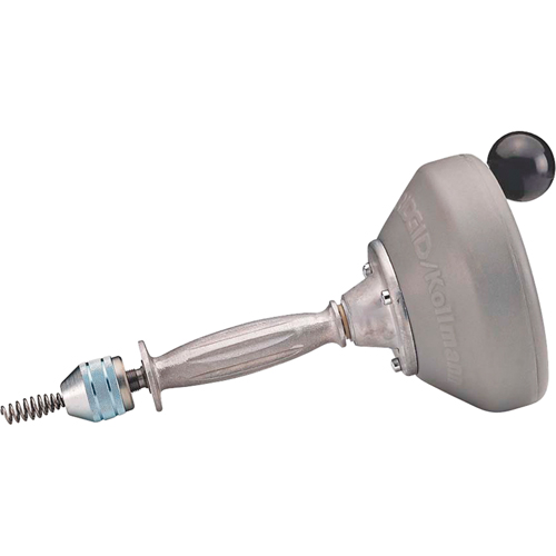 Hand Spinner with C-1IC Auger Cable #K-25-BP, Manual, Bulb, 25' Cable Length, 5/16" Cable Diameter Waymarc Industries Inc