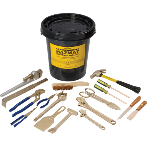 Trousses d'outils mati&egrave;res dangereuses 17 morceaux Waymarc Industries Inc