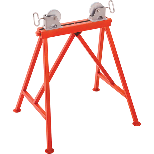 Adjustable Stand with Steel Roller #AR99, 36" Max. Pipe Capacity, 2500 lbs. Max. Weight Capacity Waymarc Industries Inc