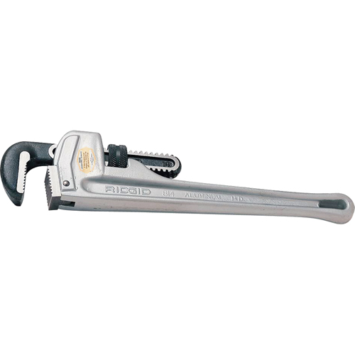 Straight Pipe Wrench, 1-1/2" Jaw Capacity, 10" Long Waymarc Industries Inc