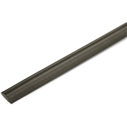 Double Cut File with Green Handle, Half Round, 8", Bastard Waymarc Industries Inc