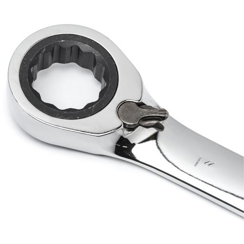 72-Tooth 12 Point Reversible Ratcheting SAE Wrench Set with Tool Roll, Combination, 7 Pieces, Imperial Waymarc Industries Inc