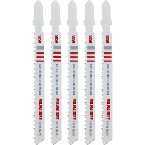 Lame de scie sauteuse, Bim&eacute;tal, Tige en T, 4" lo, 8 dents par pouce Waymarc Industries Inc