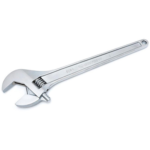 Adjustable Tapered Handle Wrench - Carded, 18" L, 2-1/16"/53 mm Max Width, Chrome/Polished Waymarc Industries Inc