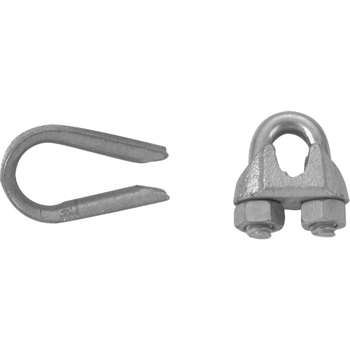 Cosse pour c&acirc;ble d'acier Waymarc Industries Inc