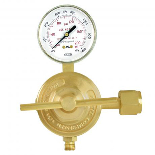 Medium-to-Heavy-Duty Station Regulator, Oxygen, 7/8"-14LH(F) Inlet Waymarc Industries Inc