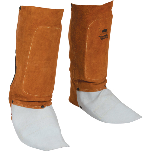 Leather Spats, 14" L, Lava Brown Waymarc Industries Inc