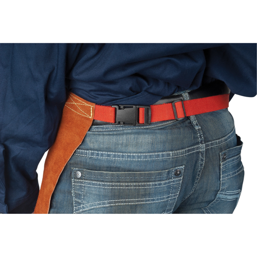 Leather Apron, Waist, 24" L, Lava Brown Waymarc Industries Inc