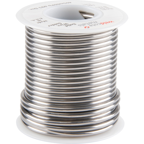 Common Solder, Lead-Based, 40% Tin 60% Lead, Solid Core, 0.09375" Dia. Waymarc Industries Inc