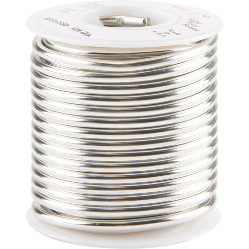 Common Solder, Lead-Free, 95% Tin 5% Antimony, Solid Core, 0.125" Dia. Waymarc Industries Inc