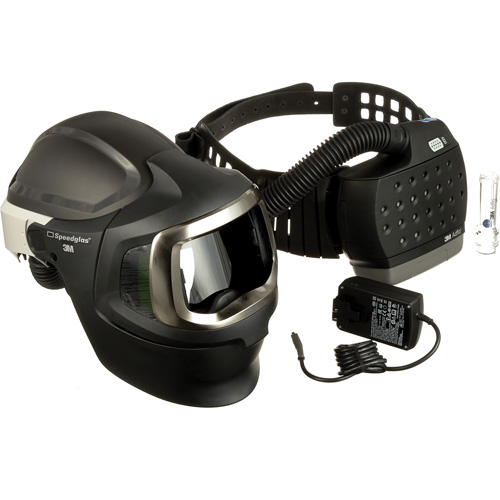 Adflo Powered Air Purifying Respirator, Welding Helmet, Lithium-Ion Battery Waymarc Industries Inc