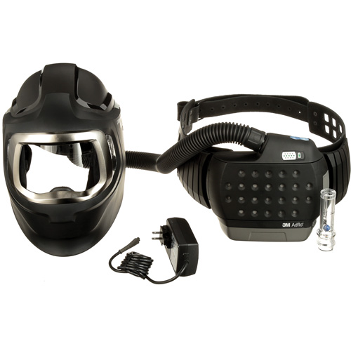 Adflo Powered Air Purifying Respirator, Welding Helmet, Lithium-Ion Battery Waymarc Industries Inc