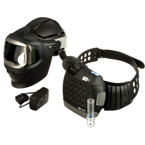Adflo Powered Air Purifying Respirator, Welding Helmet, Lithium-Ion Battery Waymarc Industries Inc