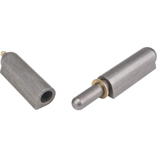 Charni&egrave;re &agrave; souder, 0,787" dia. x 5,906" lo, Acier doux a/goupille fixe en acier Waymarc Industries Inc