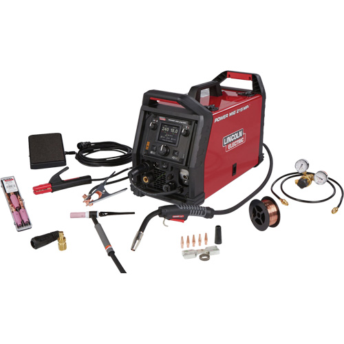 Soudeuse &agrave; proc&eacute;d&eacute; multiple POWER MIG 215 MPi TIG One-Pak, 120 V/230 V, 1 Ph, 60 Hz Waymarc Industries Inc