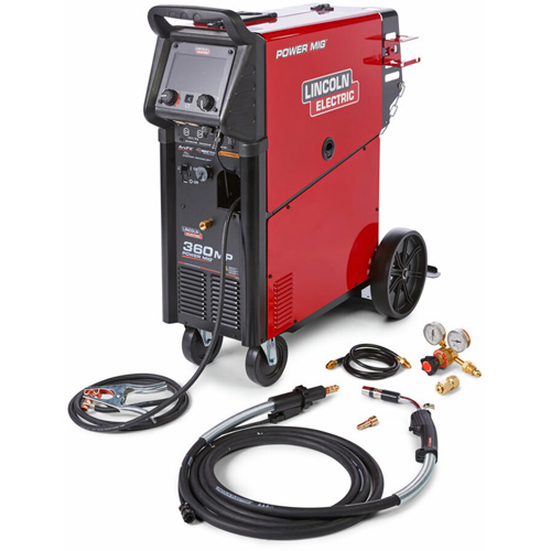 Machine &agrave; souder multiproc&eacute;d&eacute;s POWER MIG 360MP, 208 V/230 V/460 V/575 V, 1 Ph, 50/60 Hz Waymarc Industries Inc