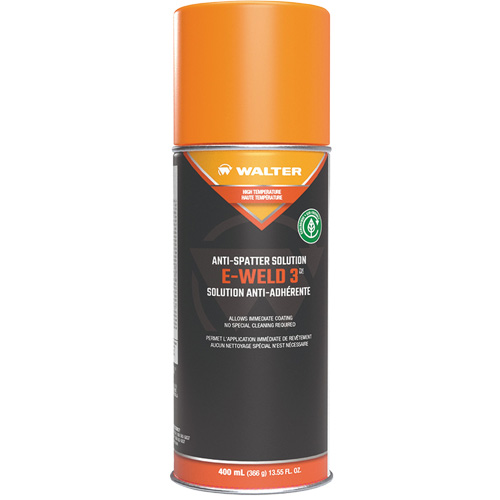 E-Weld 3 High-Temperature Anti-Spatter Solution, Aerosol Waymarc Industries Inc