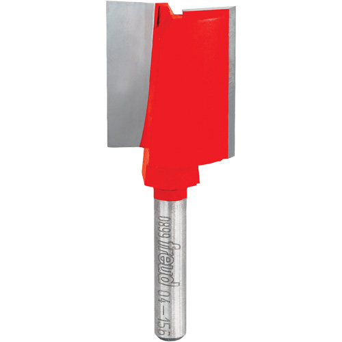 Fraise - foret droit &agrave; double cannelure, 1" dia, 3/4" ha, 2-9/16" lo, 1/4" Manche Waymarc Industries Inc