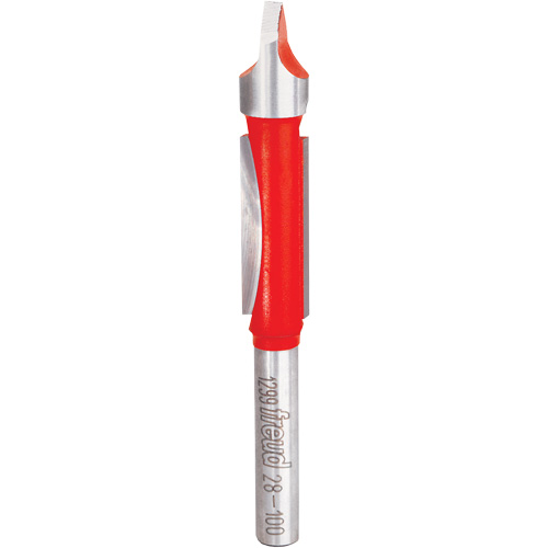 Fraise - foret guide pour panneau, 3/8" dia, 1" ha, 3" lo, 1/4" Manche Waymarc Industries Inc
