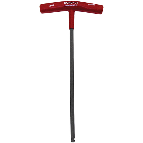 Individual Hex Keys - Metric, Ball End, 6 mm x 10.5" L, T Handle Waymarc Industries Inc