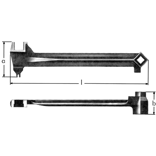 Bung Wrenches, 2-1/2", 15-1/15" Length Waymarc Industries Inc